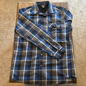 Eddie Bauer Men’s Plaid Long Sleeve Shirt